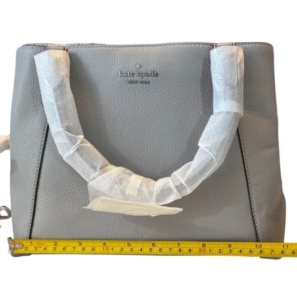 NWT Kate Spade Med Jackson Satchel Nimbus Grey